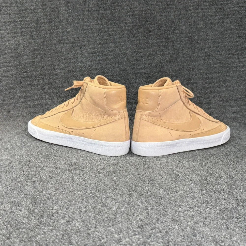 Nike‎ Blazer Mid Premium Sneakers Women's 10 Vachetta Tan Leather Retro Athletic